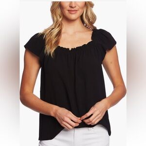 CeCe Square Neck Blouse